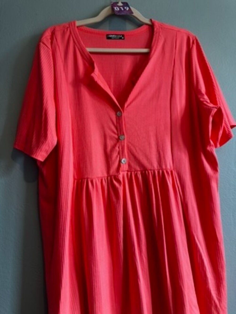 Heimish USA Bright Coral Top - Size 3X